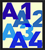 A5, A4, A3, A2 & A1 size frames